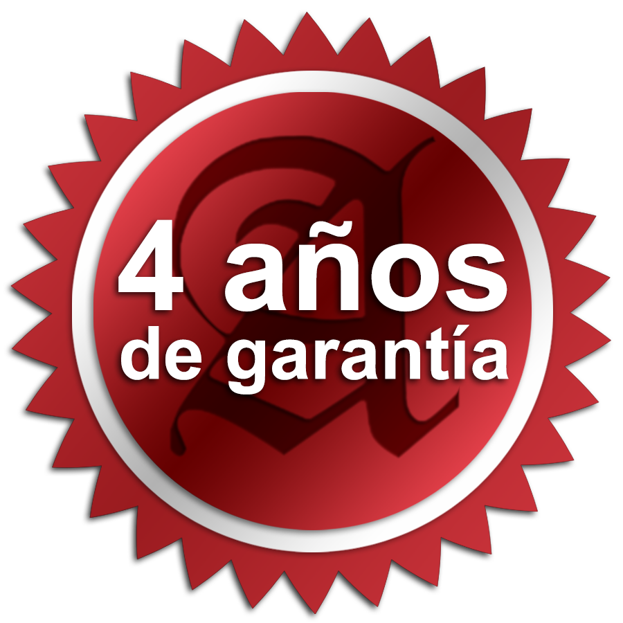 4 años de garantía